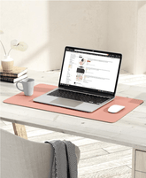 YSAGi Desk Protector Mat - Premium PU Leather, Large Mouse Pad - FIXgenie